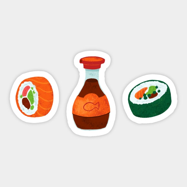 Sushi Sticker by Alexandra Franzese